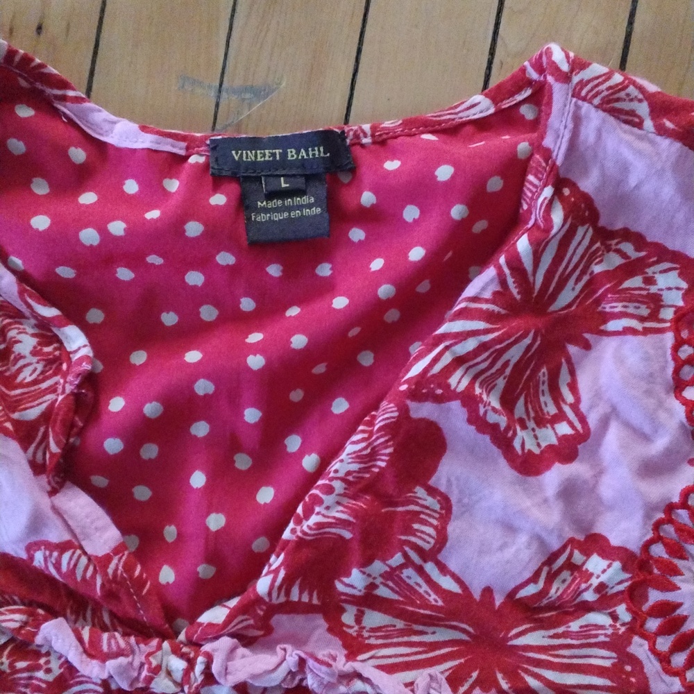 Anthropologie Vineet Bahl Top L - Picture 3 of 6